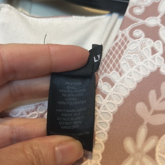 Kate and Lily Dress Size 8 White Mauve - Picture 6 of 8